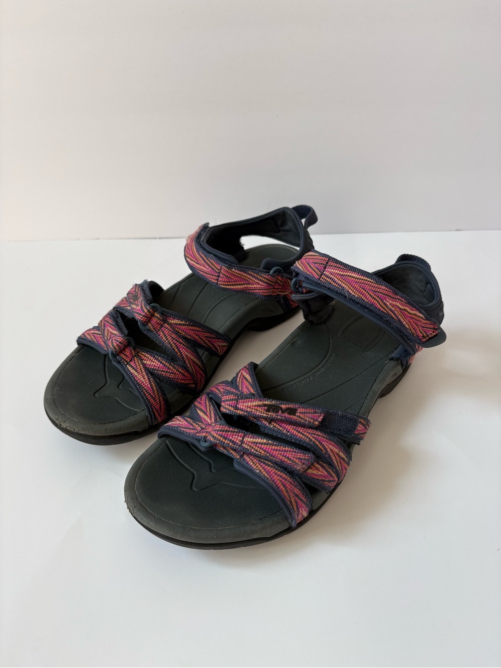 Teva Tirra 4226 Sandal Women's 7 Sport Hike Active Travel Blue Pink Amphibious
